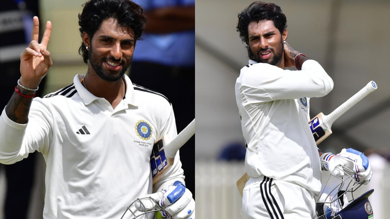 Tilak Varma after leading South Zone to Duleep Trophy final | Photo Credit: K MURALI KUMAR/ Sportstar