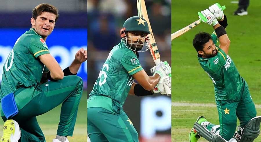 Shaheen, Babar and Rizwan were amongst the players who didn't sign the contracts right away | Getty