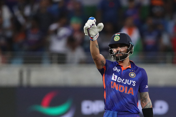 Virat Kohli en route his 31st T20I fifty | Getty Images 