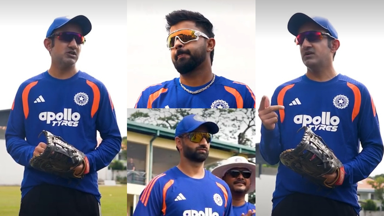 SL v IND 2026: WATCH- Gautam Gambhir’s encouraging words to Indian team before 1st Test; welcomes Saransh Jain and Auqib Nabi