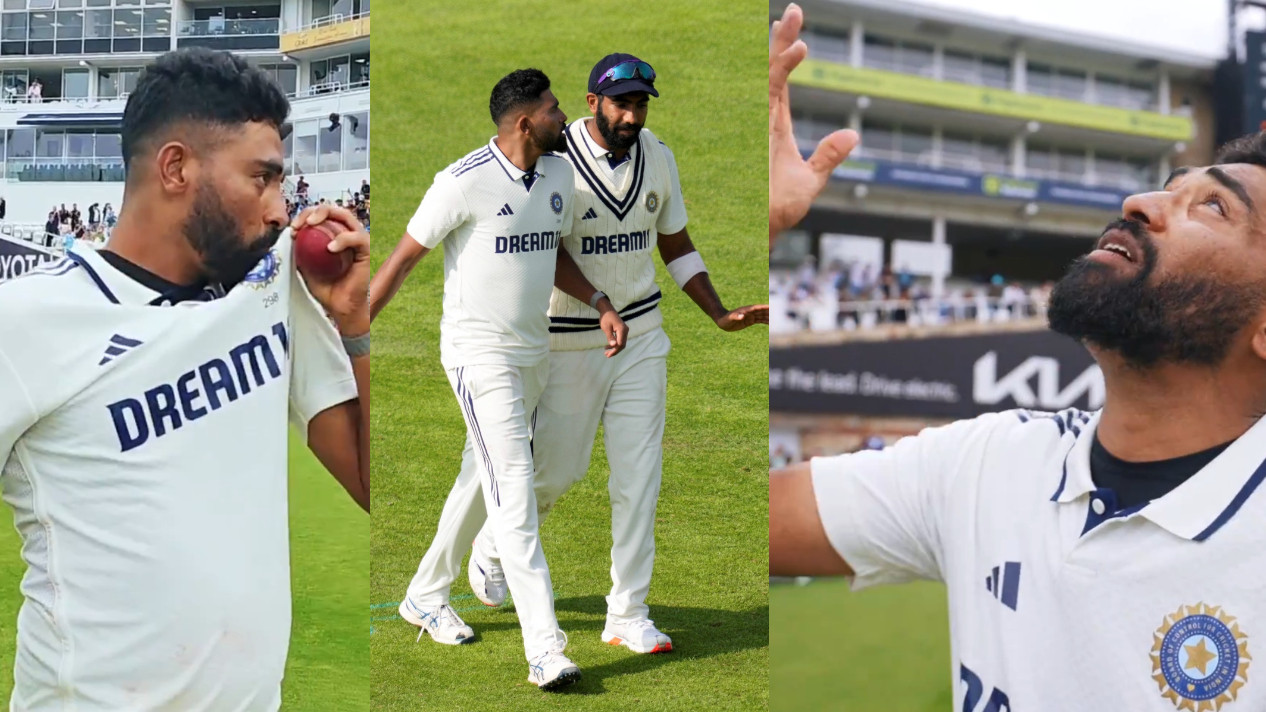 ENG v IND 2025: WATCH- “I believe in Jassi bhai and myself”- Mohammed Siraj; reveals story behind his ‘I believe’ wallpaper