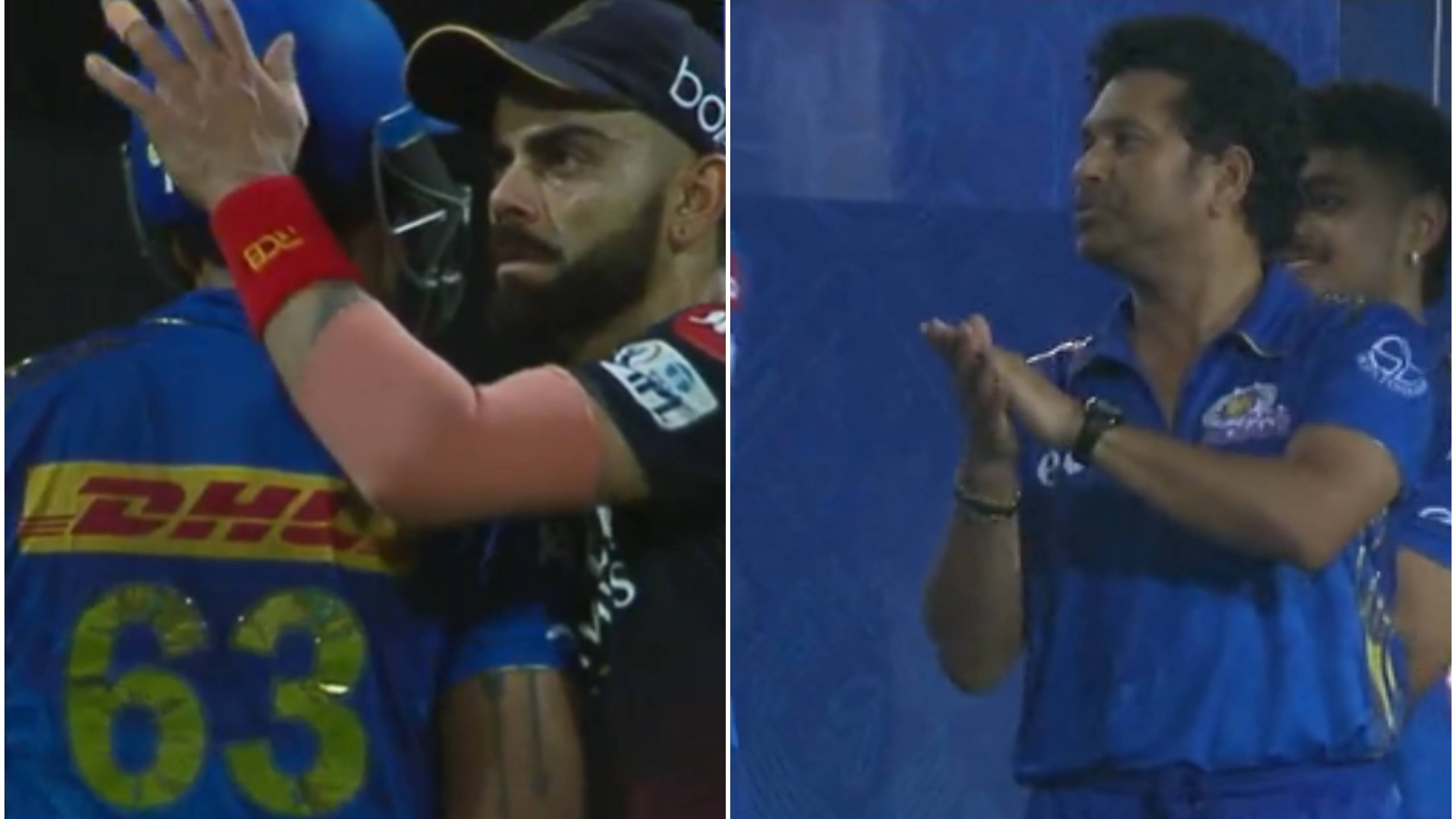 IPL 2023: WATCH – Kohli and Tendulkar’s gesture of praise for Suryakumar Yadav after his match-winning 83 vs RCB