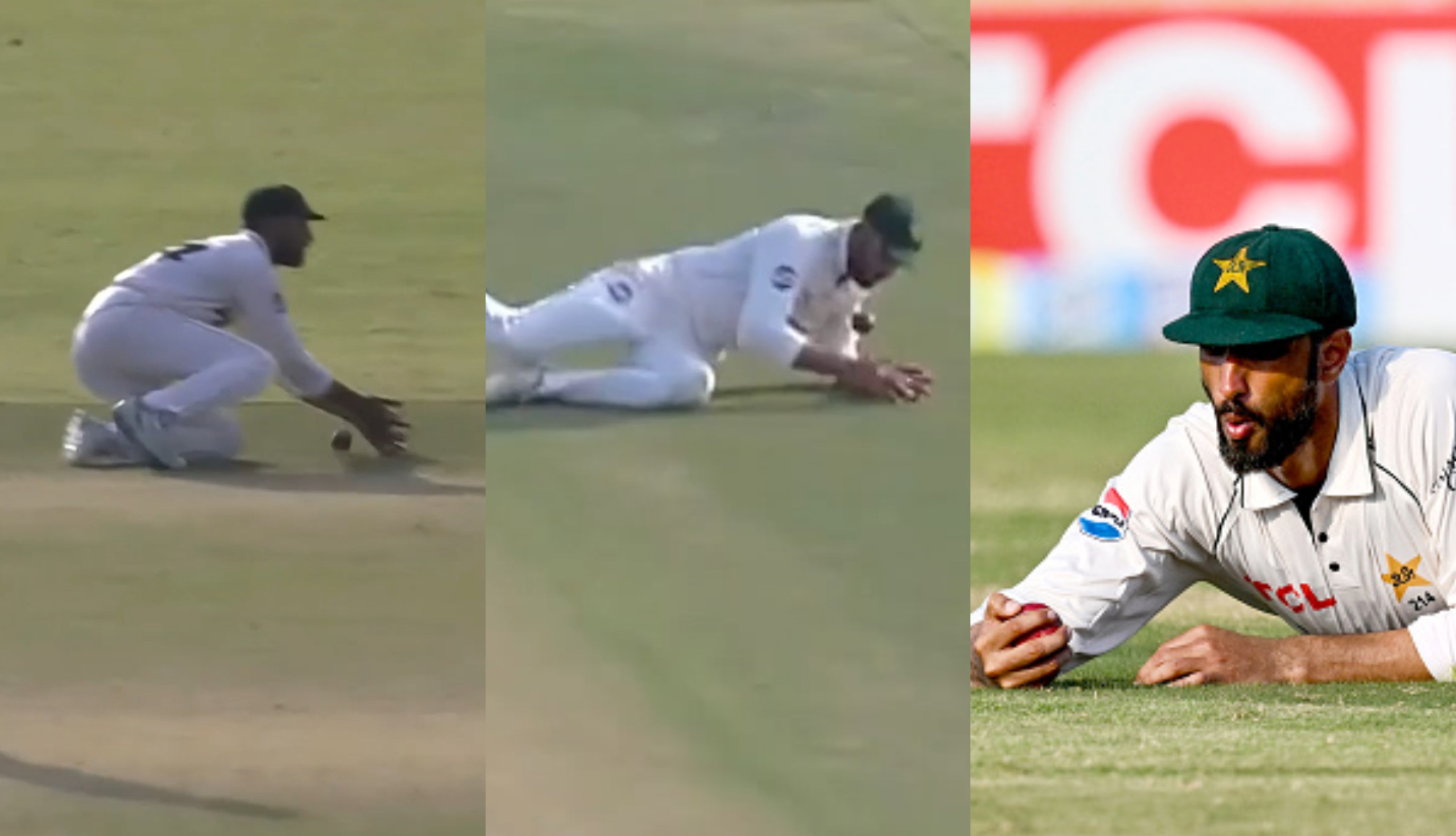 Shan Masood dropped a simple catch | X