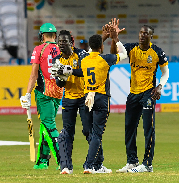 St Lucia defended the modest total of 144 against Guyana | Getty