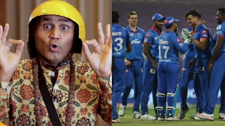 IPL 2020: Virender Sehwag uses Salman Khan meme to celebrate Delhi Capitals' win