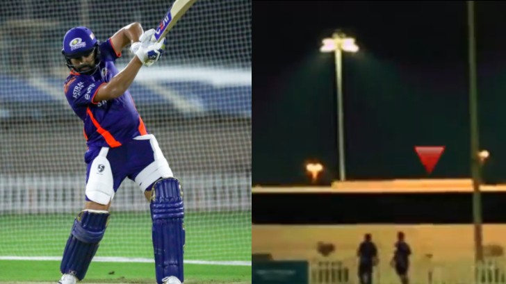 IPL 2020: WATCH - Rohit Sharma's huge six hits a moving bus during net practice 