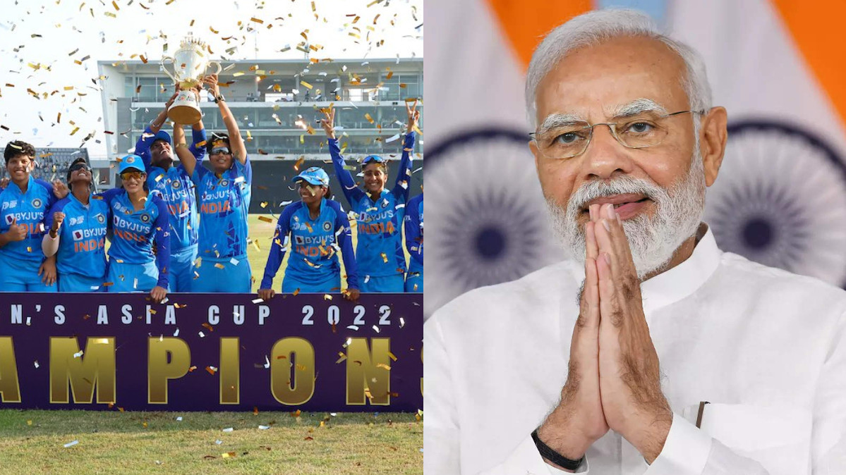 'They make us proud with their grit and dexterity': PM Modi congratulates Team India on winning Women's Asia Cup 2022