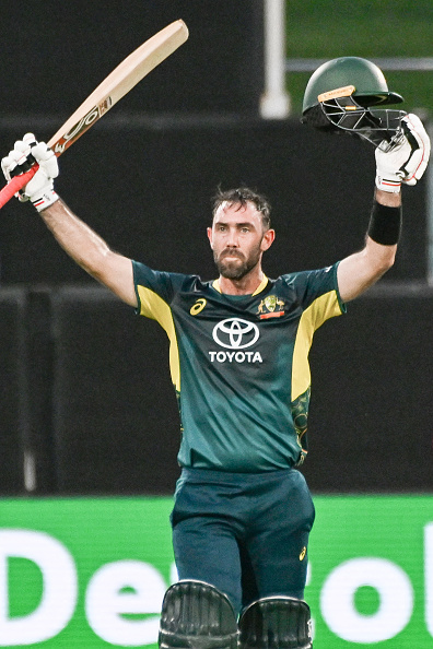 Maxwell equaled Rohit Sharma's record of 5 centuries in T20Is | Getty