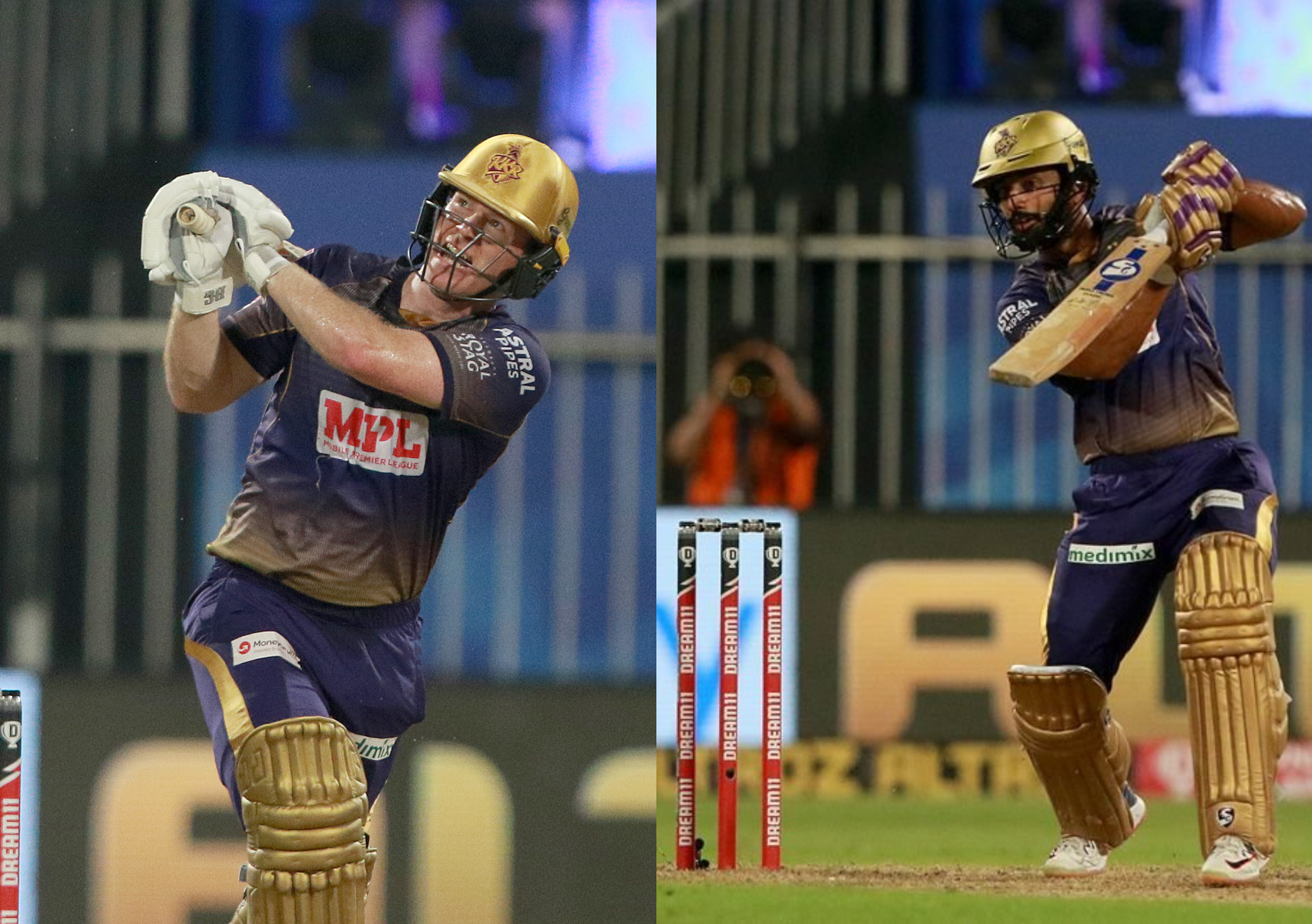 Morgan with 44 and Tripathi with 36 almost won the game for KKR | Twitter