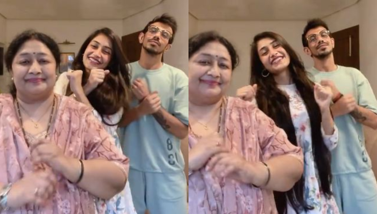 Yuzvendra Chahal dances with mother-in-law and wife | Instagram