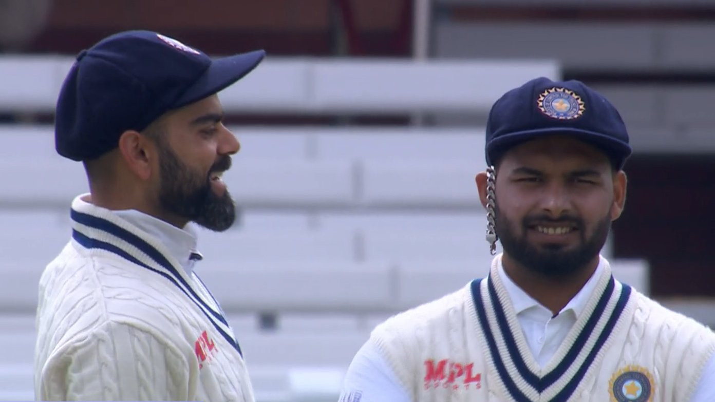 ENG v IND 2021: WATCH - Kohli shares a lighter moment with Pant amidst a fiery day 5