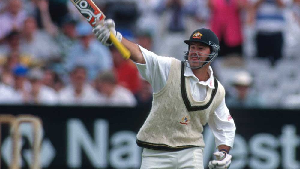 Ricky Ponting posts a throwback picture from his maiden Test hundred 