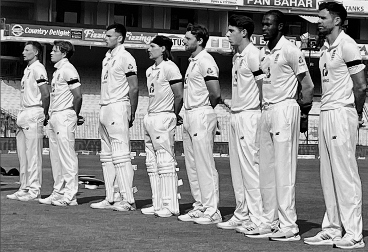 England players were seen wearing black armbands in Chennai Test | ECB Twitter