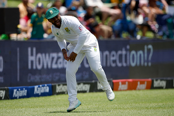 Bavuma suffered a hamstring strain in India's first innings | Getty