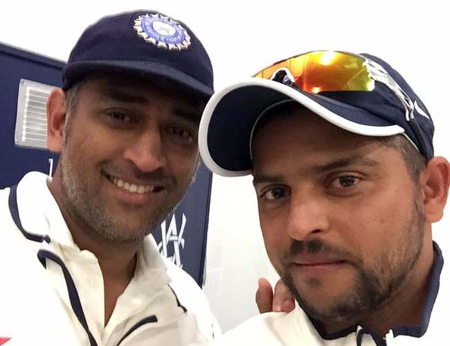 Suresh Raina had posted this photo of a tearful MS Dhoni after he retired from cricket in 2014