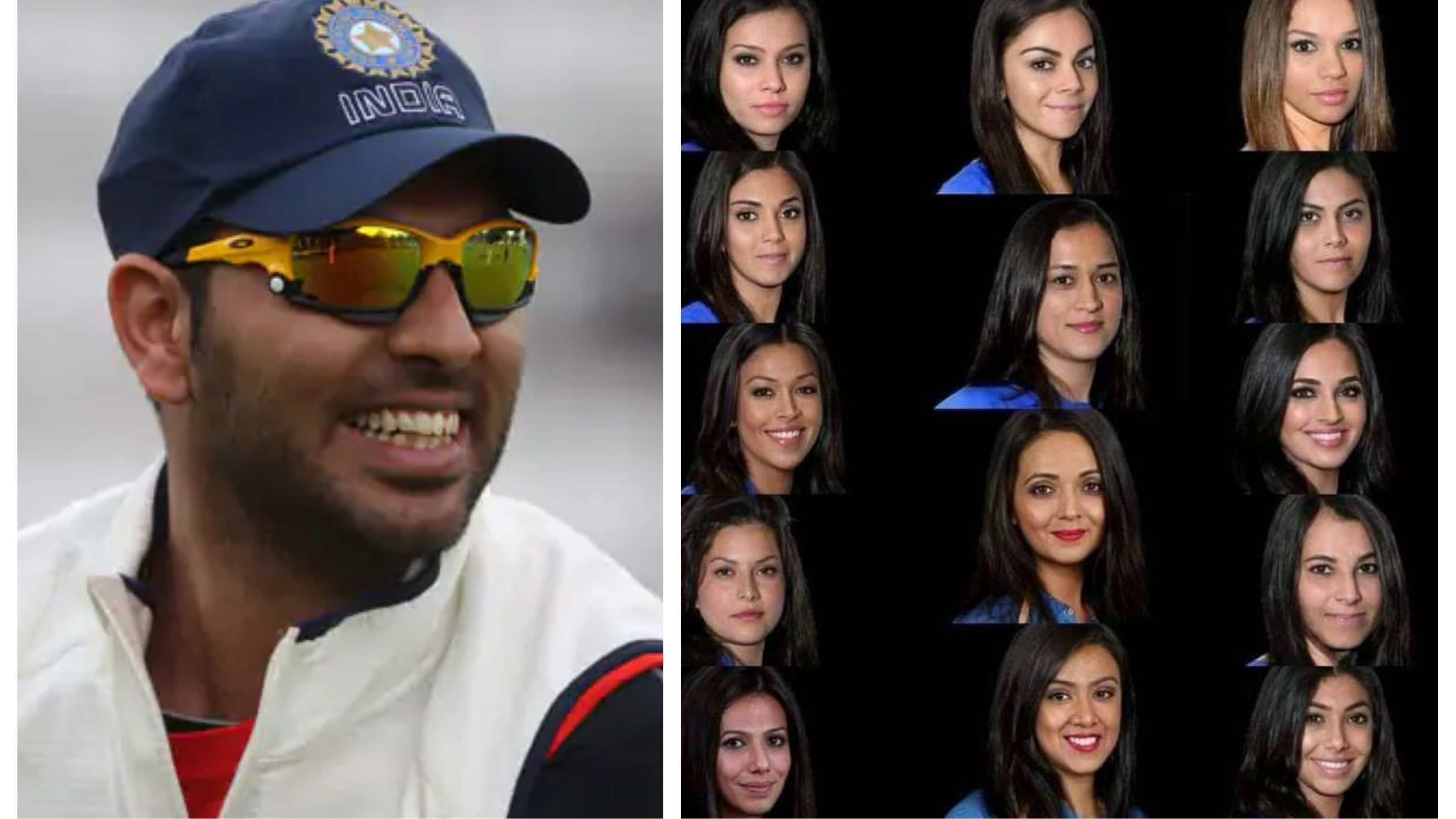 Yuvraj shares a picture of Indian players with long hair; asks netizens ‘who will you select as your girlfriend?’