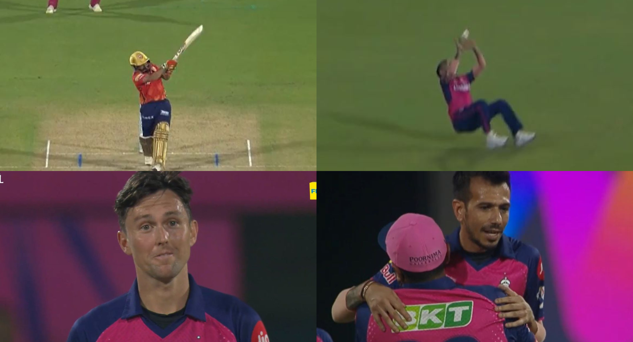 Trent Boult was relieved after Chahal took a skier | X