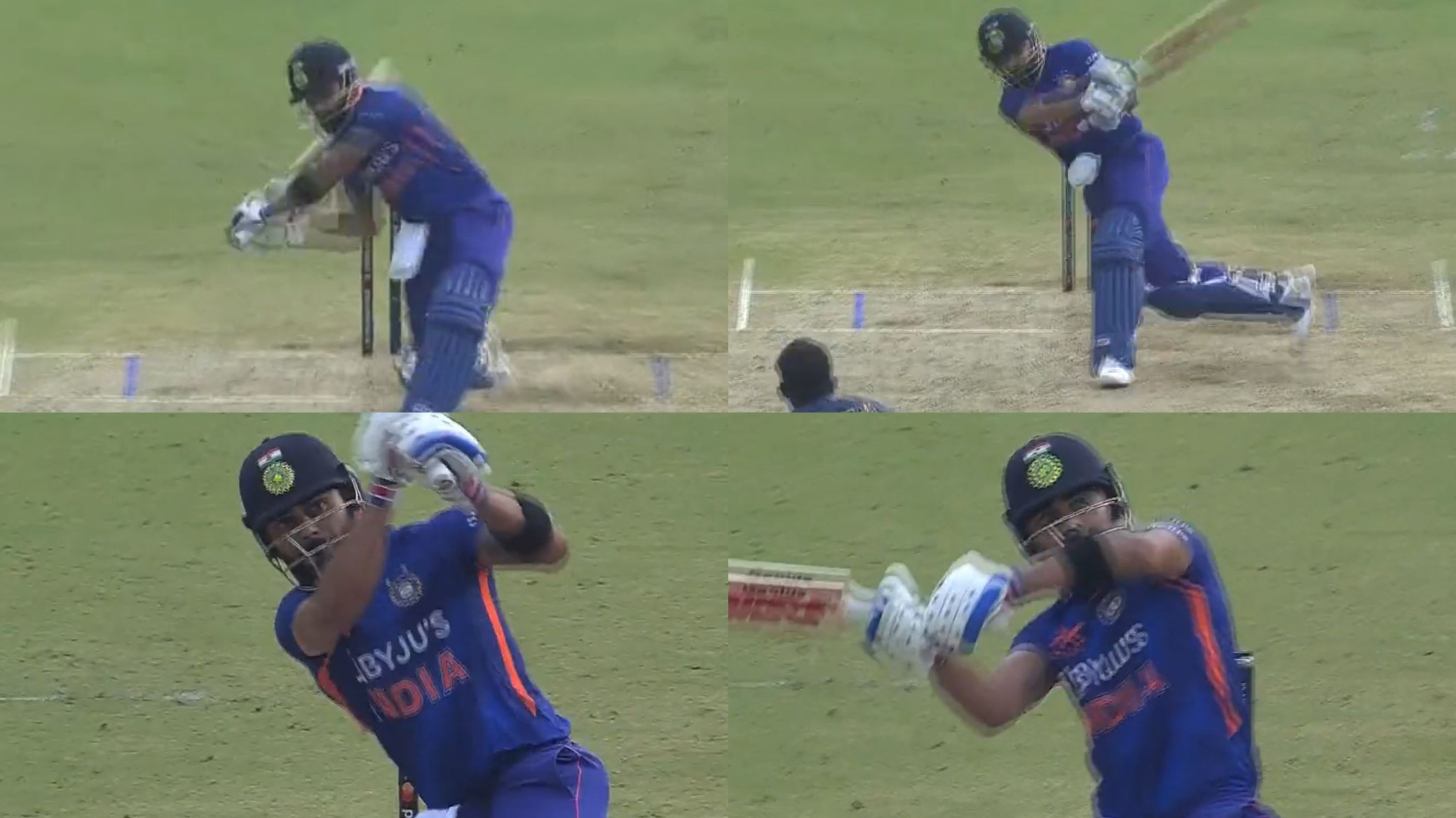 IND v SL 2023: WATCH- Virat Kohli hits a helicopter shot for a 97m six during his sublime century