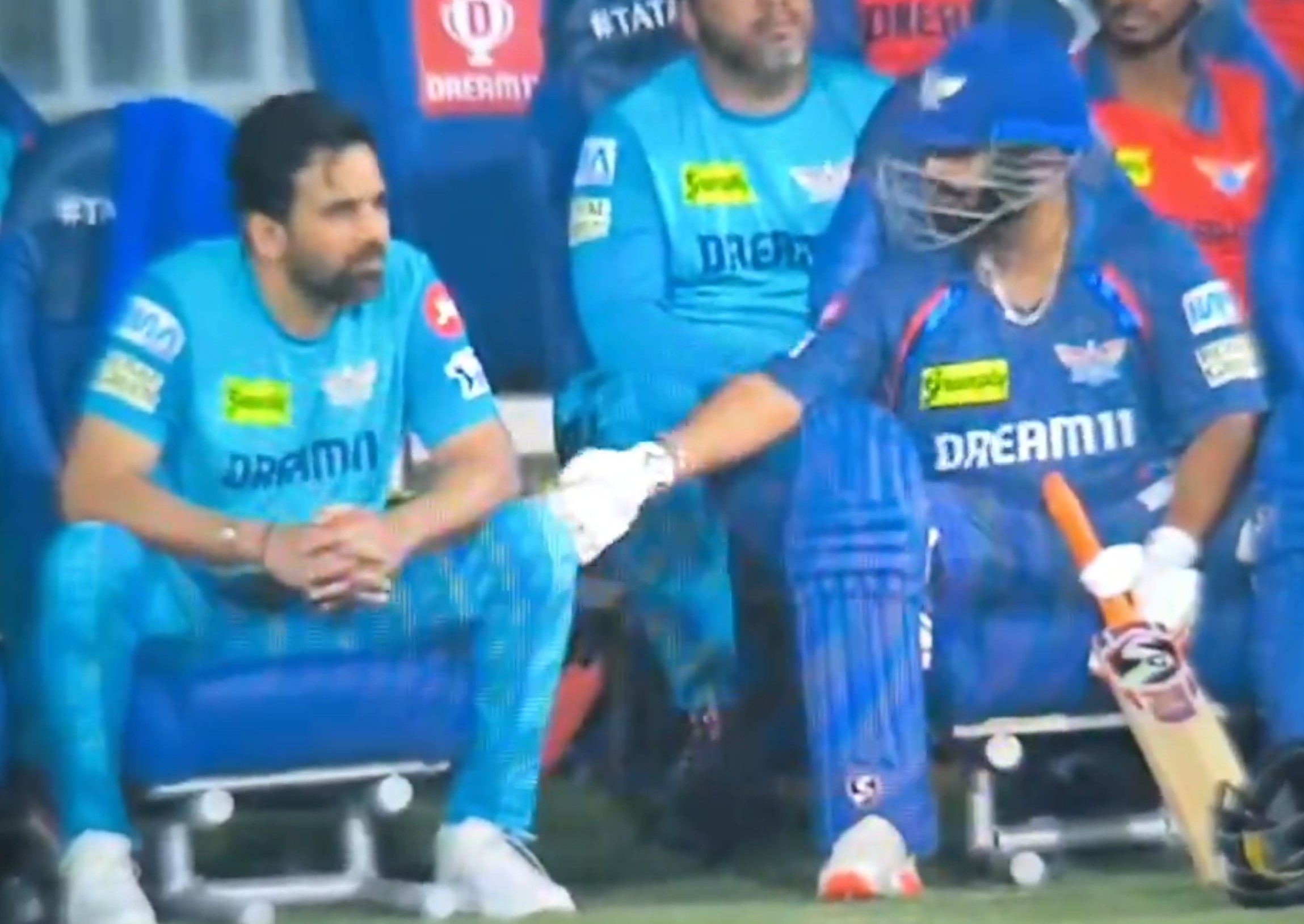 Rishabh Pant argues with Zaheer Khan | X