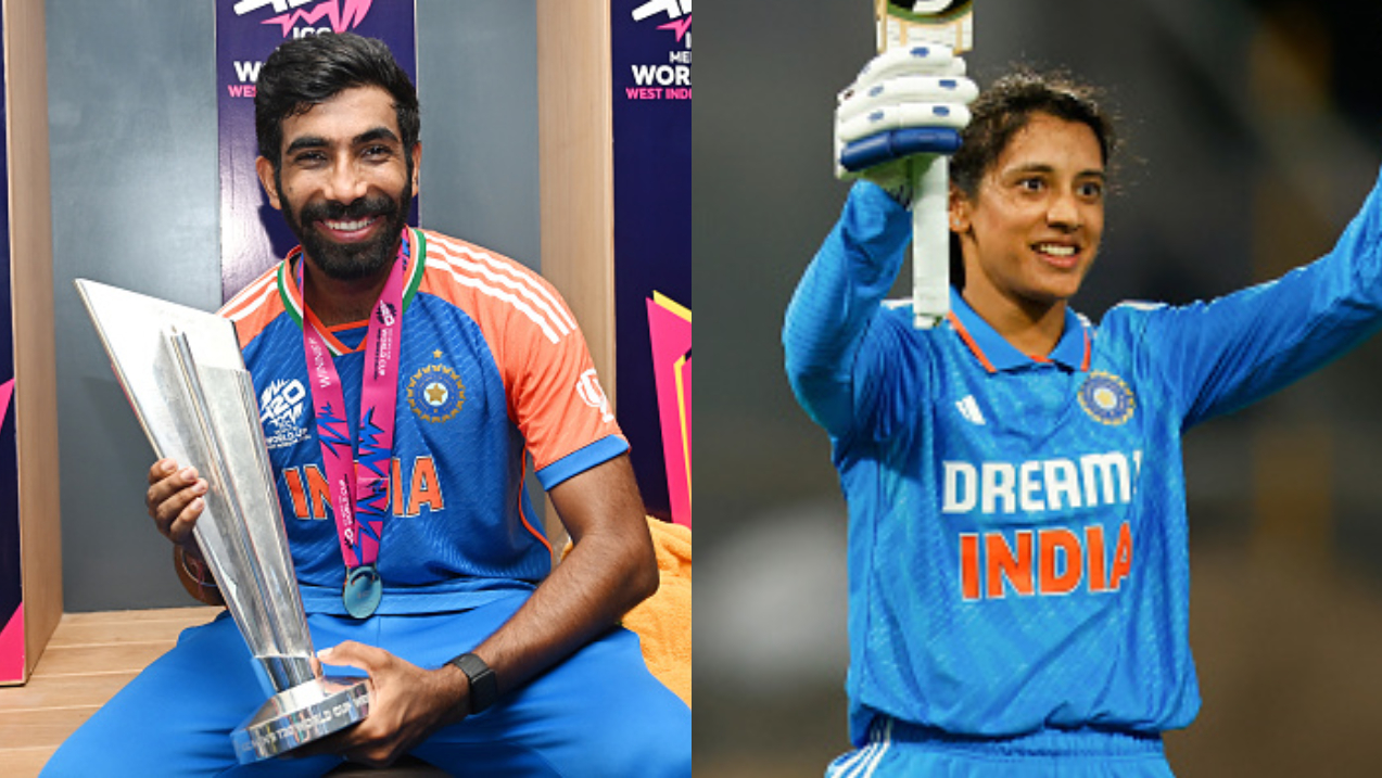 Jasprit Bumrah and Smriti Mandhana | Getty