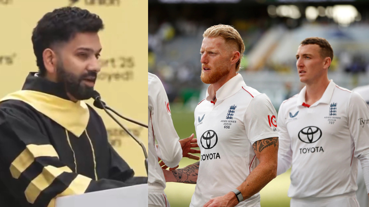 WATCH- “Aap England ko puch sakte ho”- Rohit Sharma mocks Poms after Ashes series loss to Australia down under