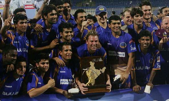 Rajsthan Royals won the first ever Indian Premier League title in 2008 (photo - AFP). 