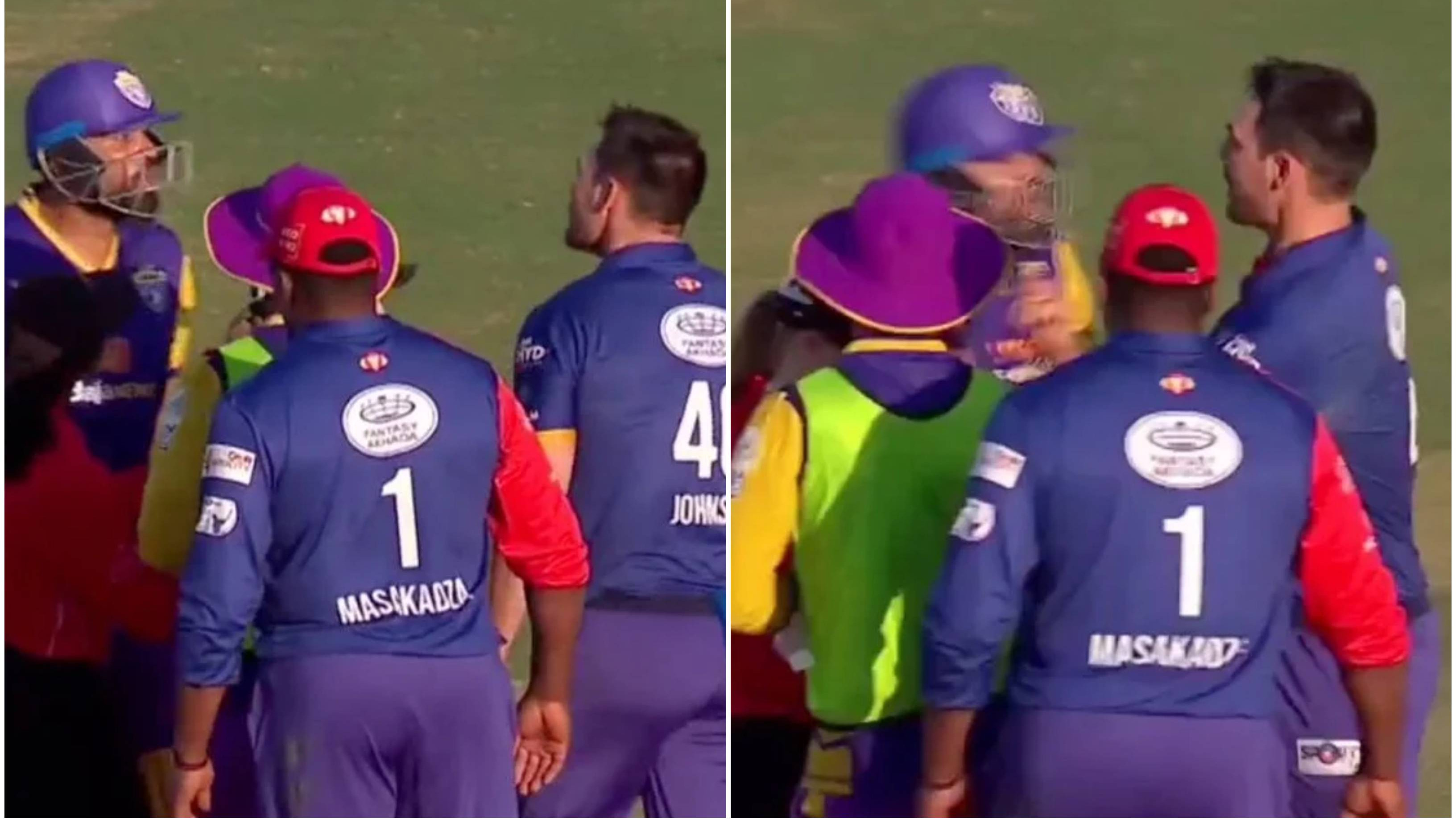 LLC T20 2022: Mitchell Johnson fined and warned for ugly on-field spat with Yusuf Pathan