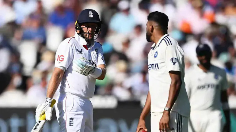 Joe Root and Mohammed Siraj | Getty