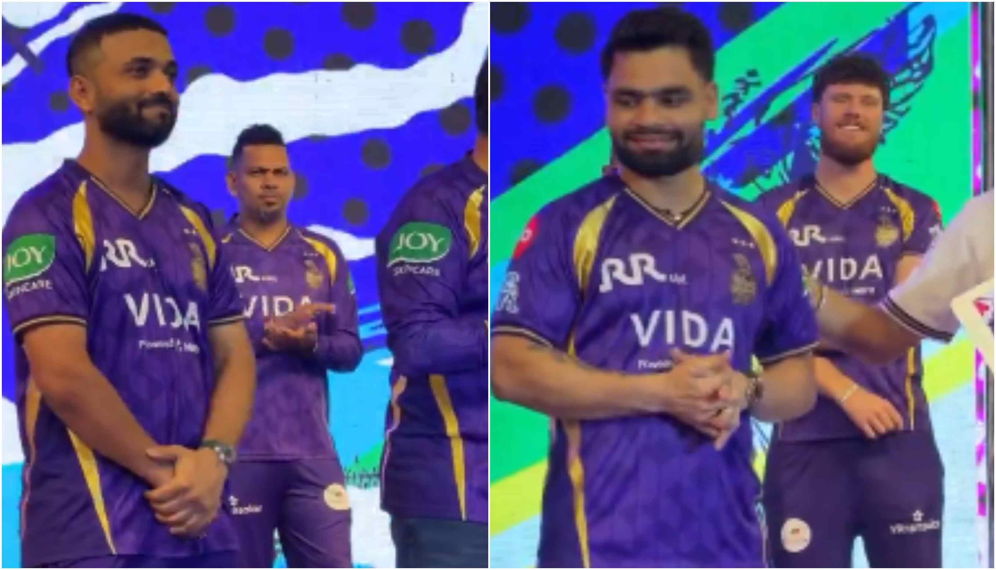 Ajinkya Rahane and Rinku Singh | @KKRiders/X