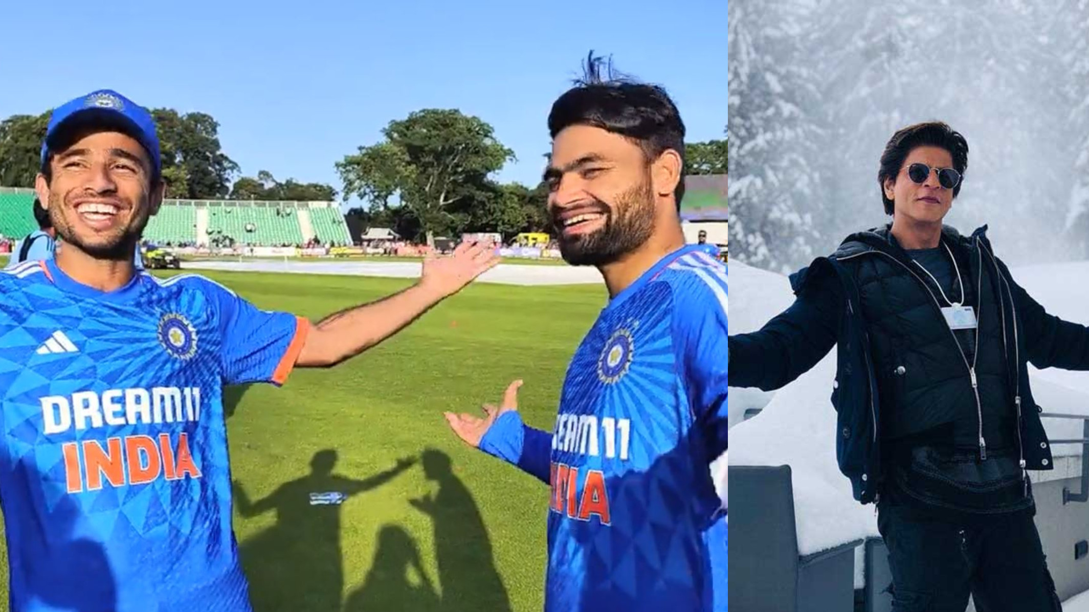 IRE v IND 2023: WATCH- Ravi Bishnoi promises Rinku Singh to do Shah Rukh Khan's pose next time he takes a wicket