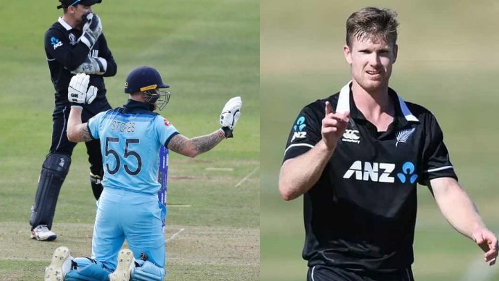 Jimmy Neesham jokes about the crucial overthrow resulted in England's lucky win in the World Cup 2019 