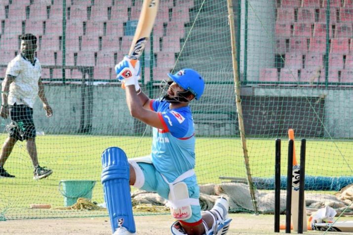 Pant during DD net session in Mumbai | IANS