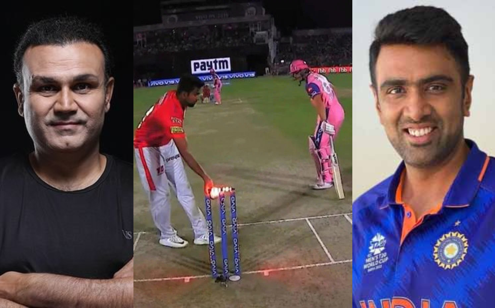 Ashwin had mankaded Buttler in IPL 2019 and Sehwag congratulated Ashwin for the rule change | Twitter