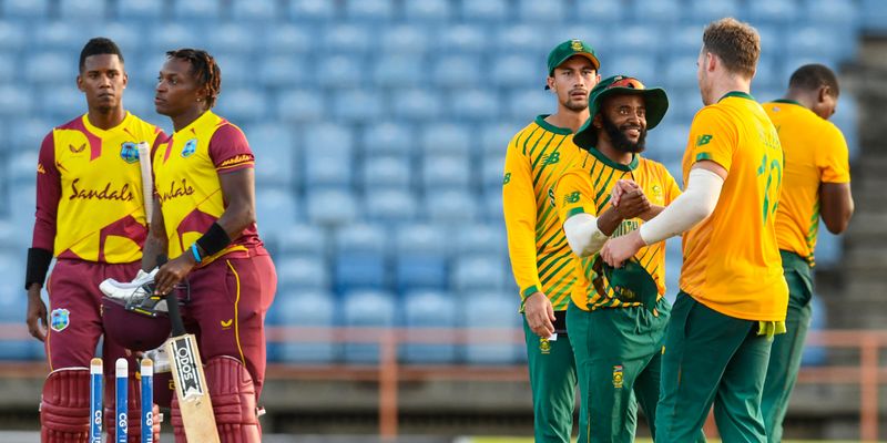 South Africa won the fifth T20I against West Indies | Twitter 
