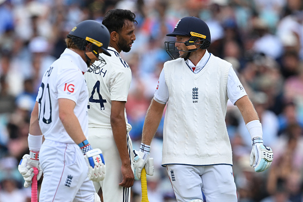 Prasidh Krishna and Joe Root went at one another | Getty