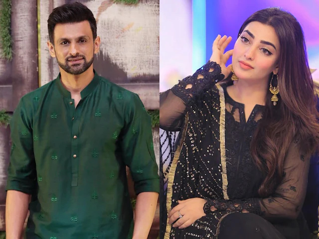 Shoaib Malik and Nawal Saeed | X