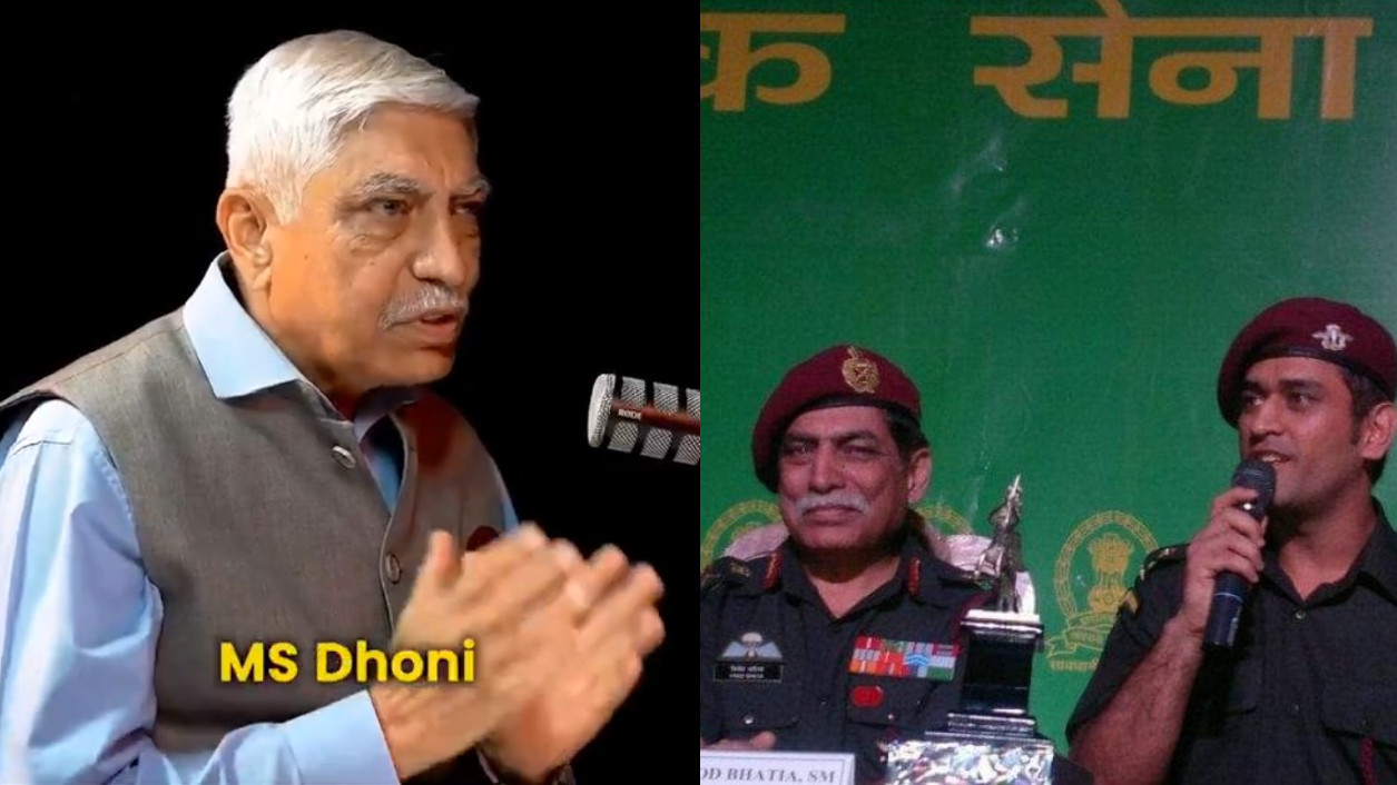 WATCH- “I was a bit reluctant, the Maroon Beret is very prestigious”- Retired Lt. Gen. Vinod Bhatia on MS Dhoni’s honorary rank