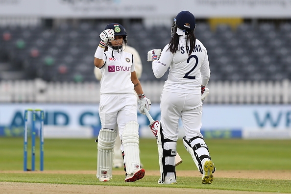 Sneh Rana and Taniya Bhatia had forged a match-saving 108-run partnership | Getty