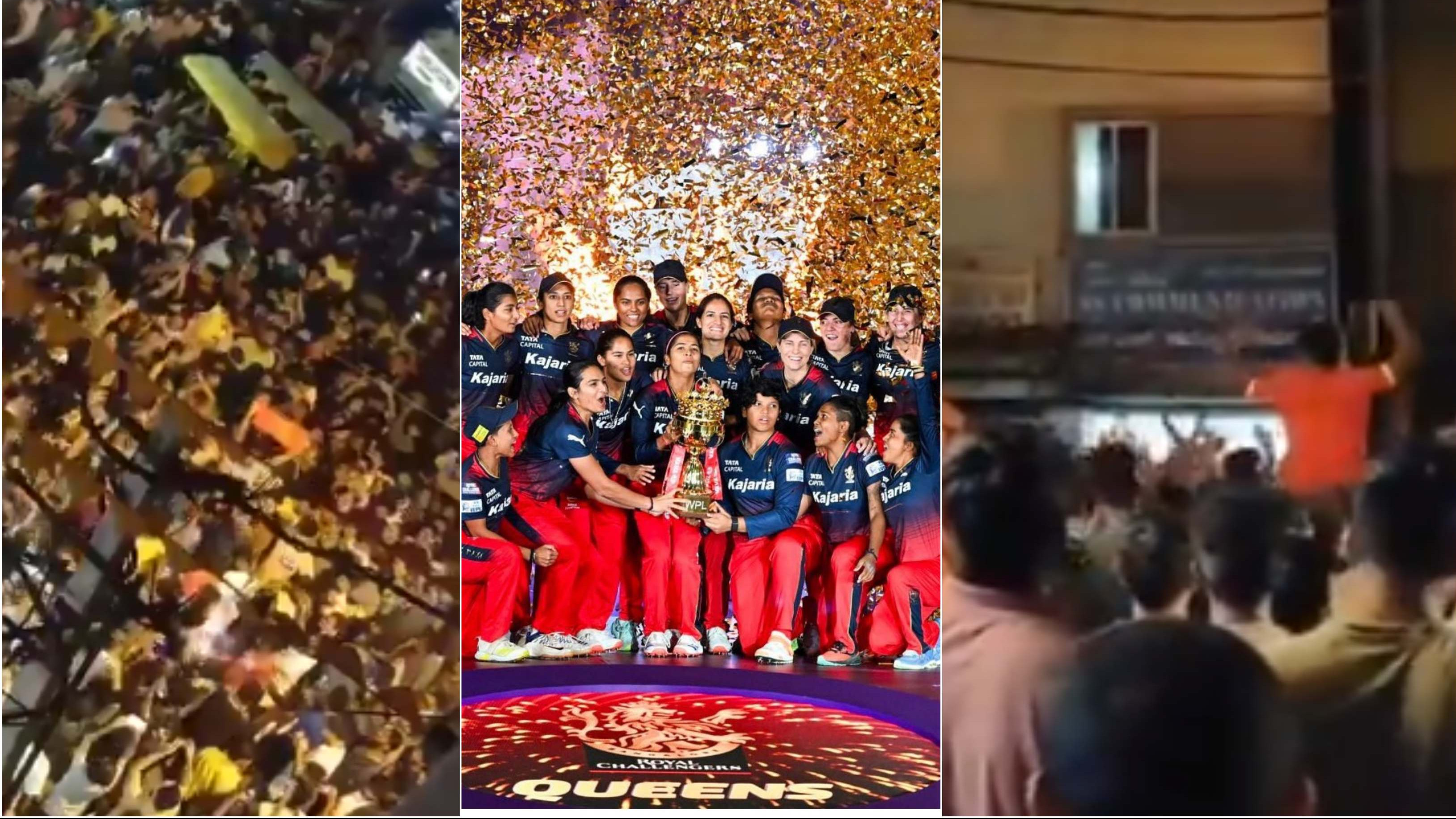 WPL 2024: WATCH - Fans throng Bengaluru streets to rejoice RCB's maiden WPL title win