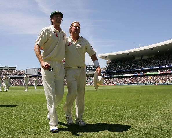 Shane Warne and Glenn McGrath | Getty 