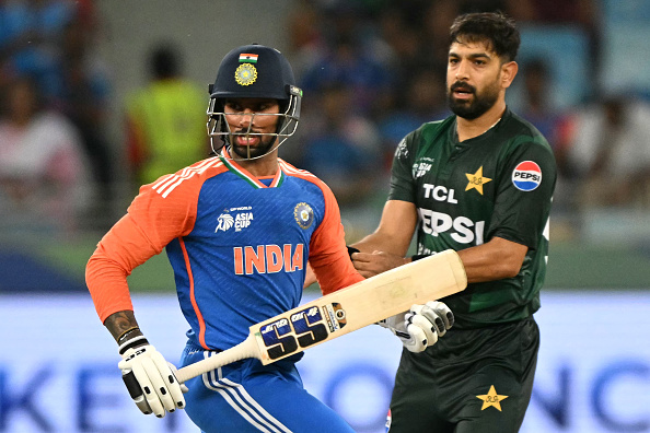 Indian batters took Haris Rauf to the cleaners in the Asia Cup 2025 final | Getty