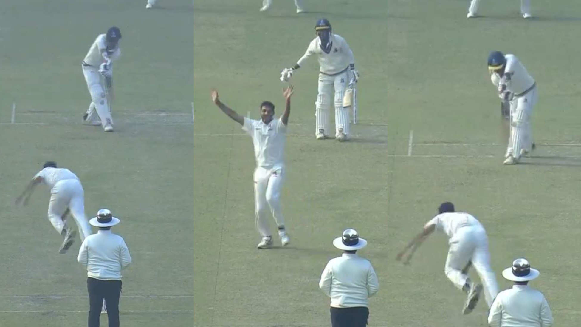 Ranji Trophy 2024: WATCH- Bhuvneshwar Kumar picks fifer against Bengal after Uttar Pradesh shot out for 60