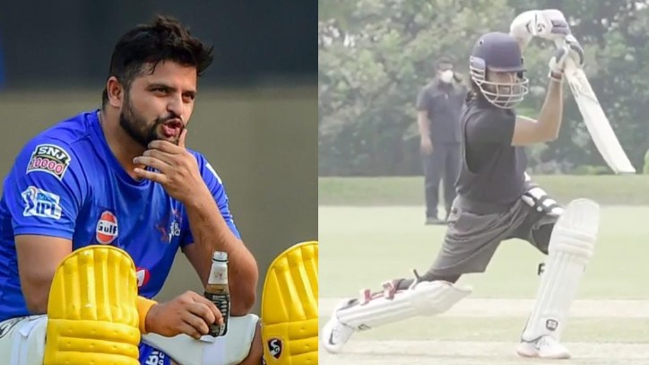 Suresh Raina lauds Shahid Kapoor's cover drive while he trains for his next film Jersey