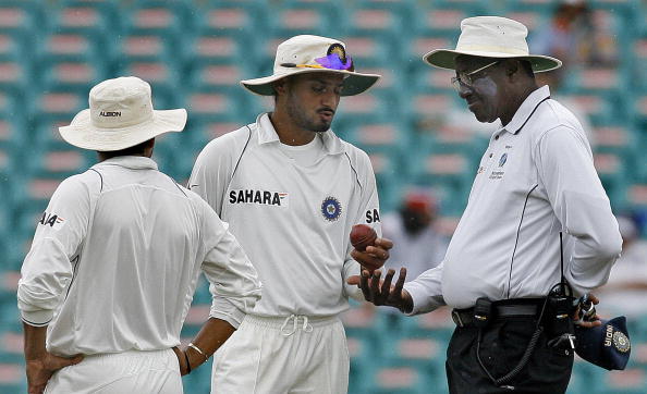 Harbhajan Singh and Steve Bucknor | Getty