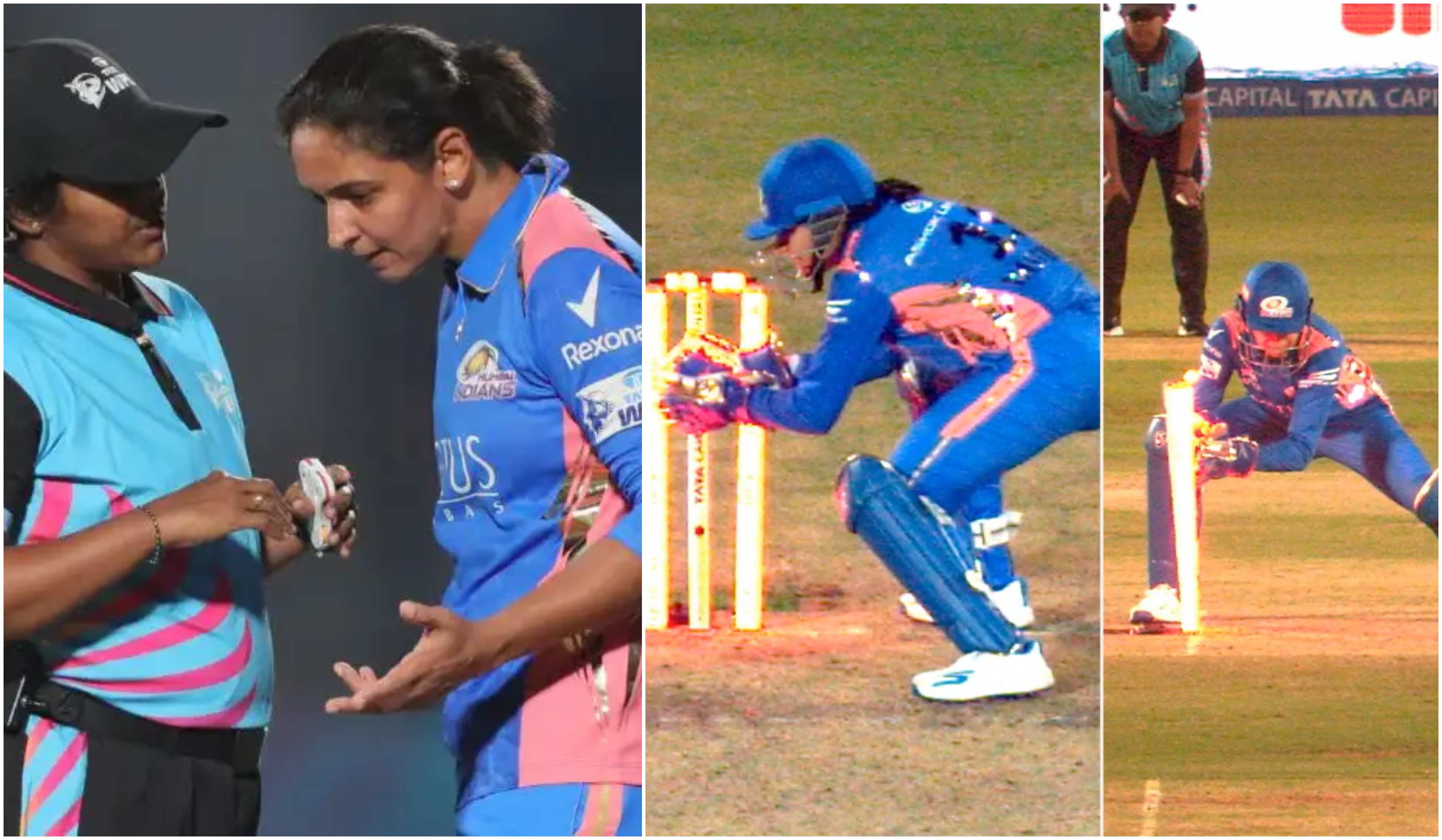 The match between DC and MI led to controversial calls | X
