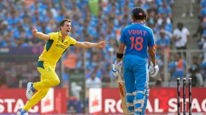 Cummins had bowled Kohli in CWC 2023 final for 54 runs | Getty