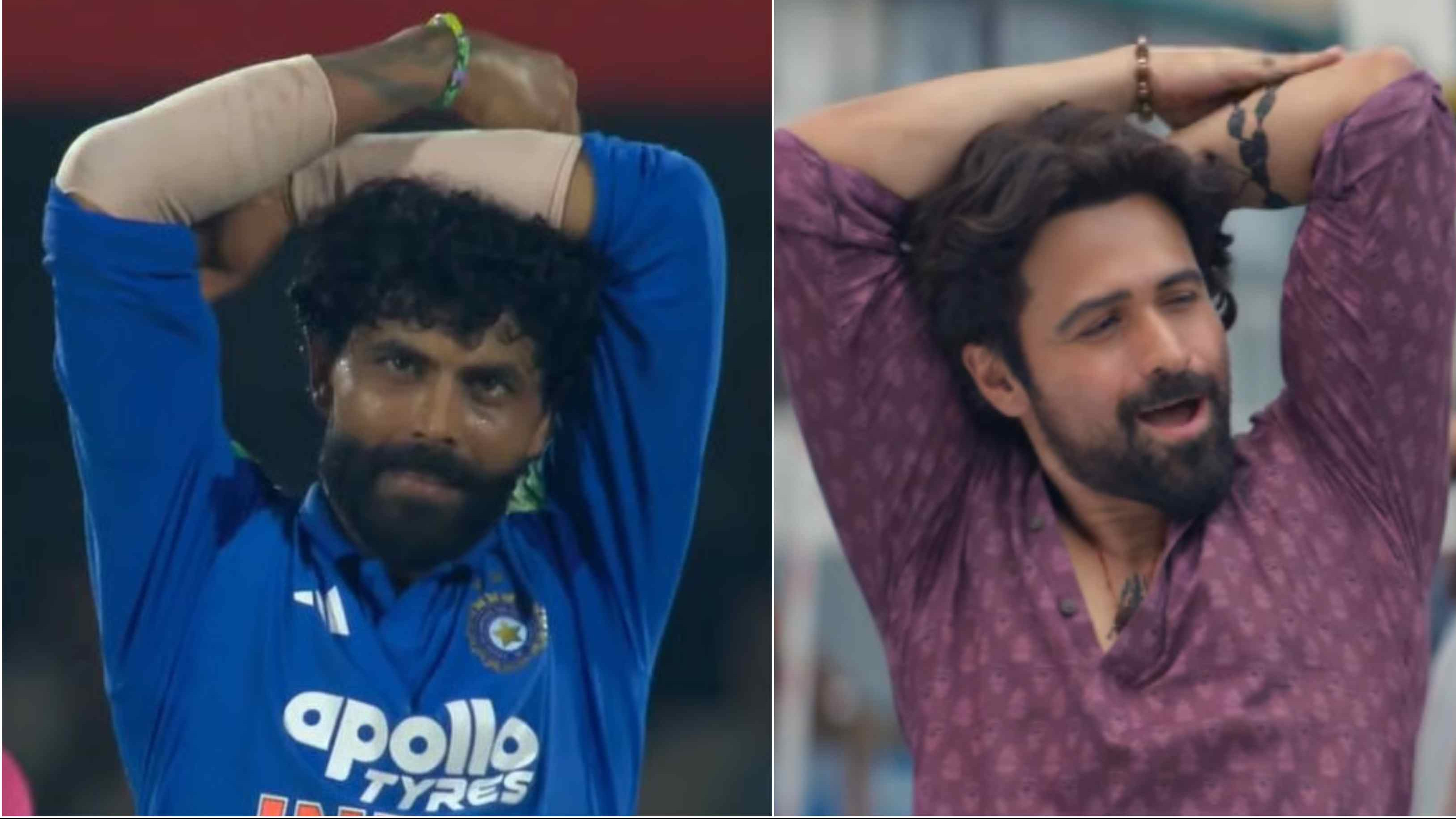 IND v WI 2026: WATCH - Ravindra Jadeja pulls off Emraan Hashmi's dance step after ending wicketless drought in ODIs