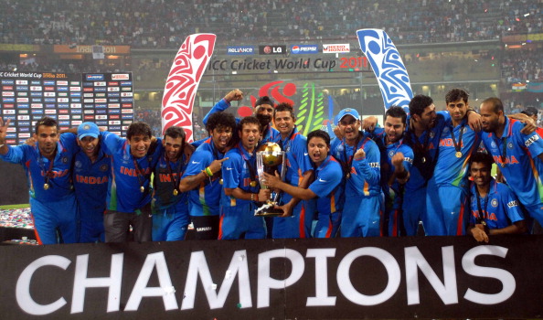 Indian cricket team after winning the 2011 World Cup | Getty