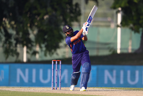Rohit Sharma slammed 60* in the chase | Getty