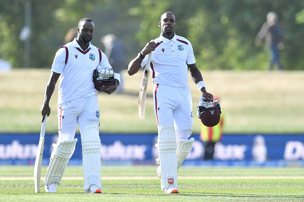 Justin Greaves and Kemar Roach stitched an unbroken 180-run stand | Getty